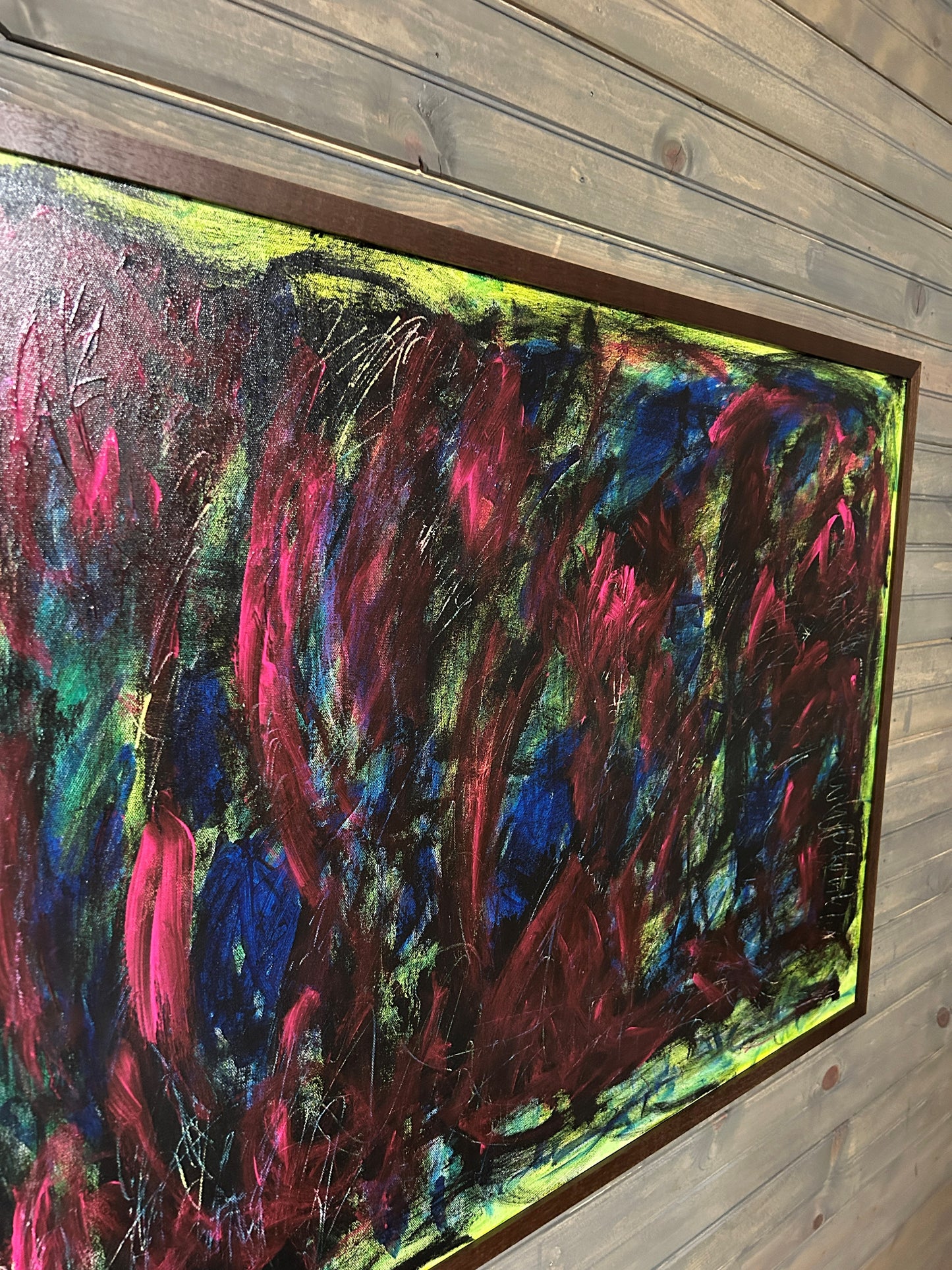 Abstract Painting |30x40| The Atchafalaya At Sunset