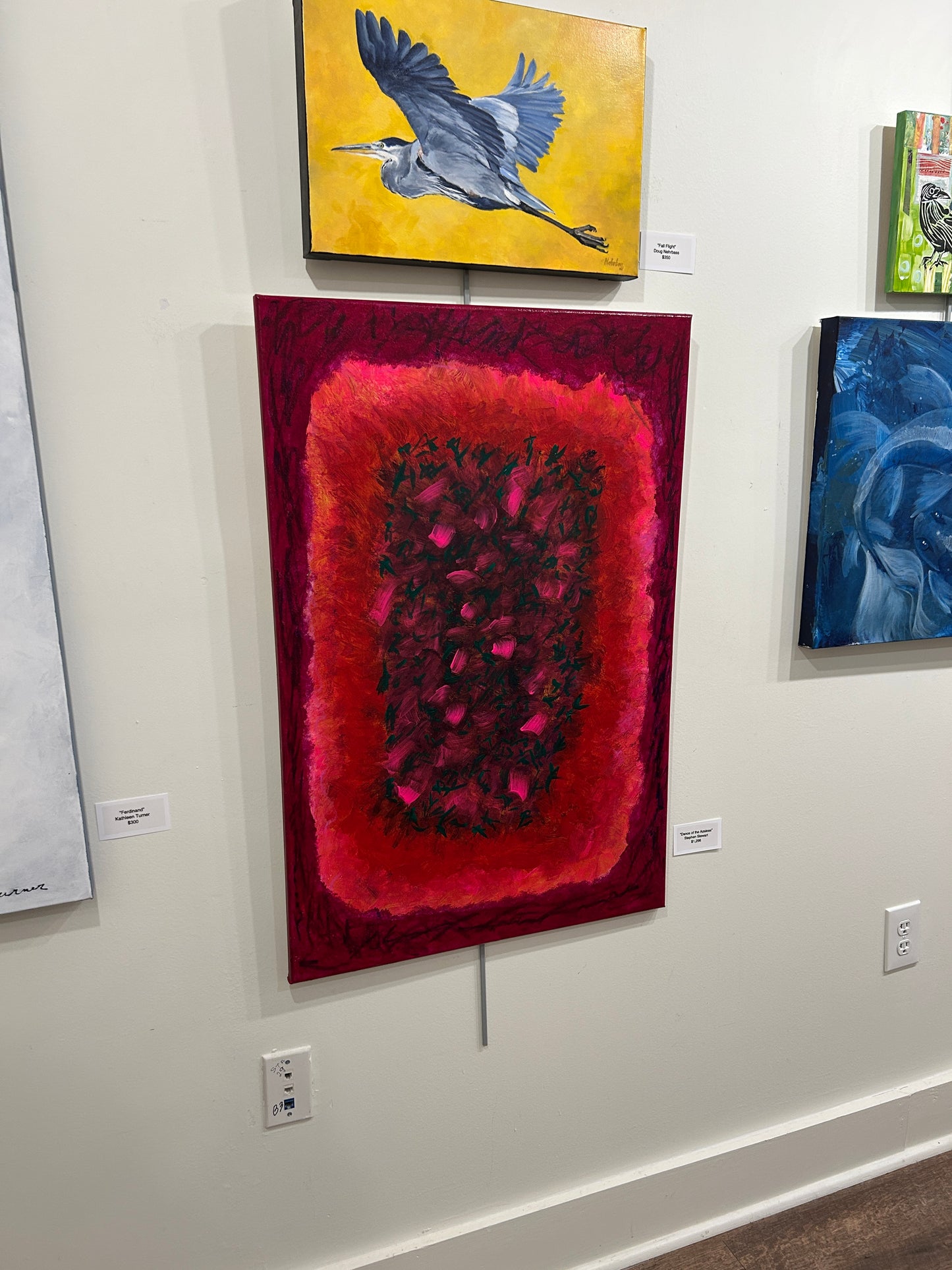 The Dance Of The Azaleas: Breaux Bridge At The Height Of Spring-Abstract Art