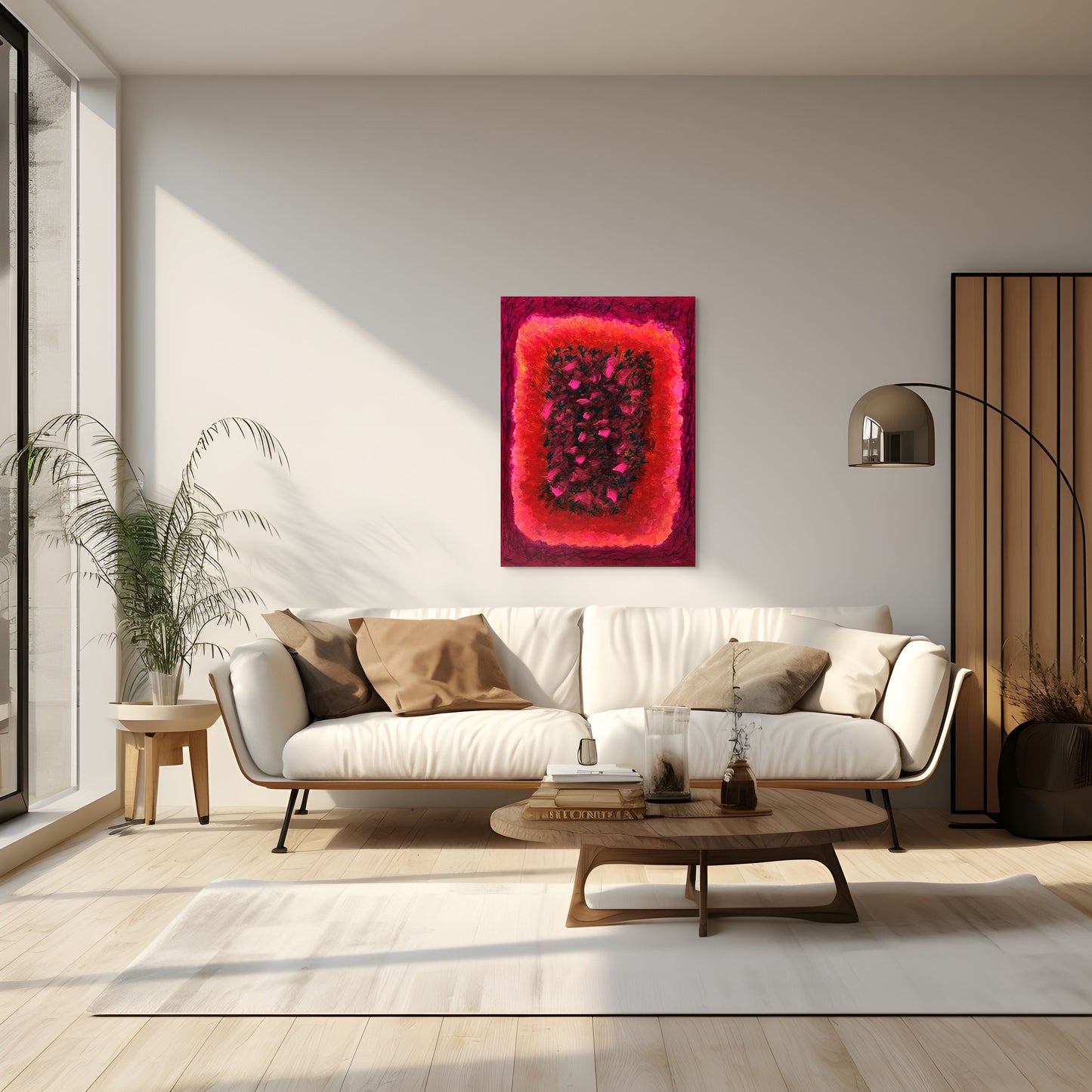The Dance Of The Azaleas: Breaux Bridge At The Height Of Spring-Abstract Art