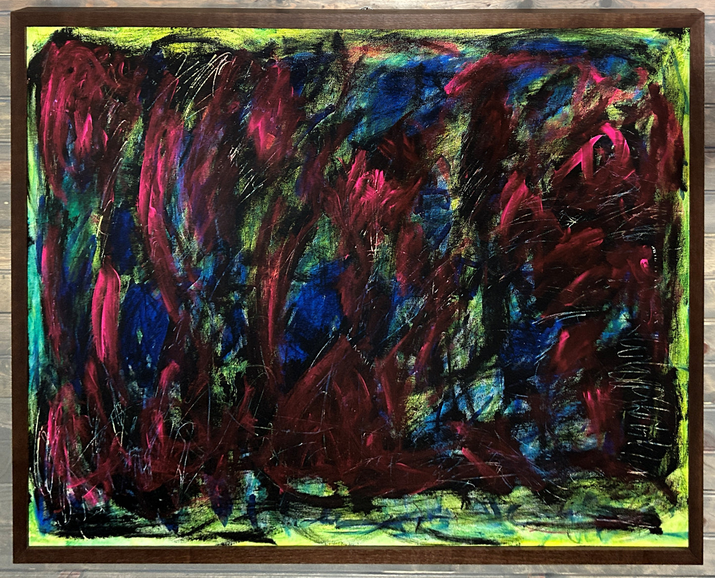 Abstract Painting |30x40| The Atchafalaya At Sunset