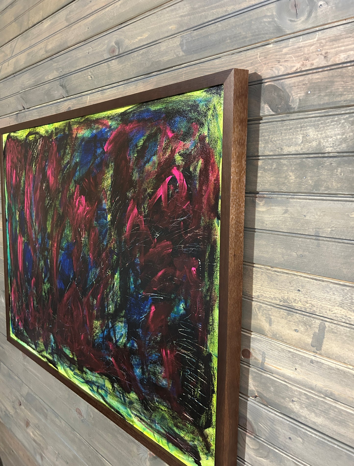 Abstract Painting |30x40| The Atchafalaya At Sunset