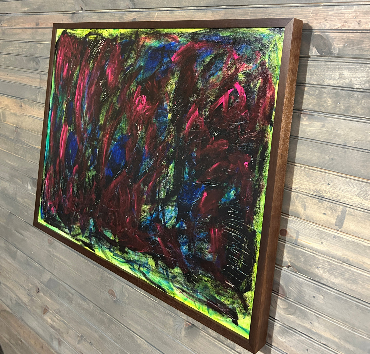 Abstract Painting |30x40| The Atchafalaya At Sunset