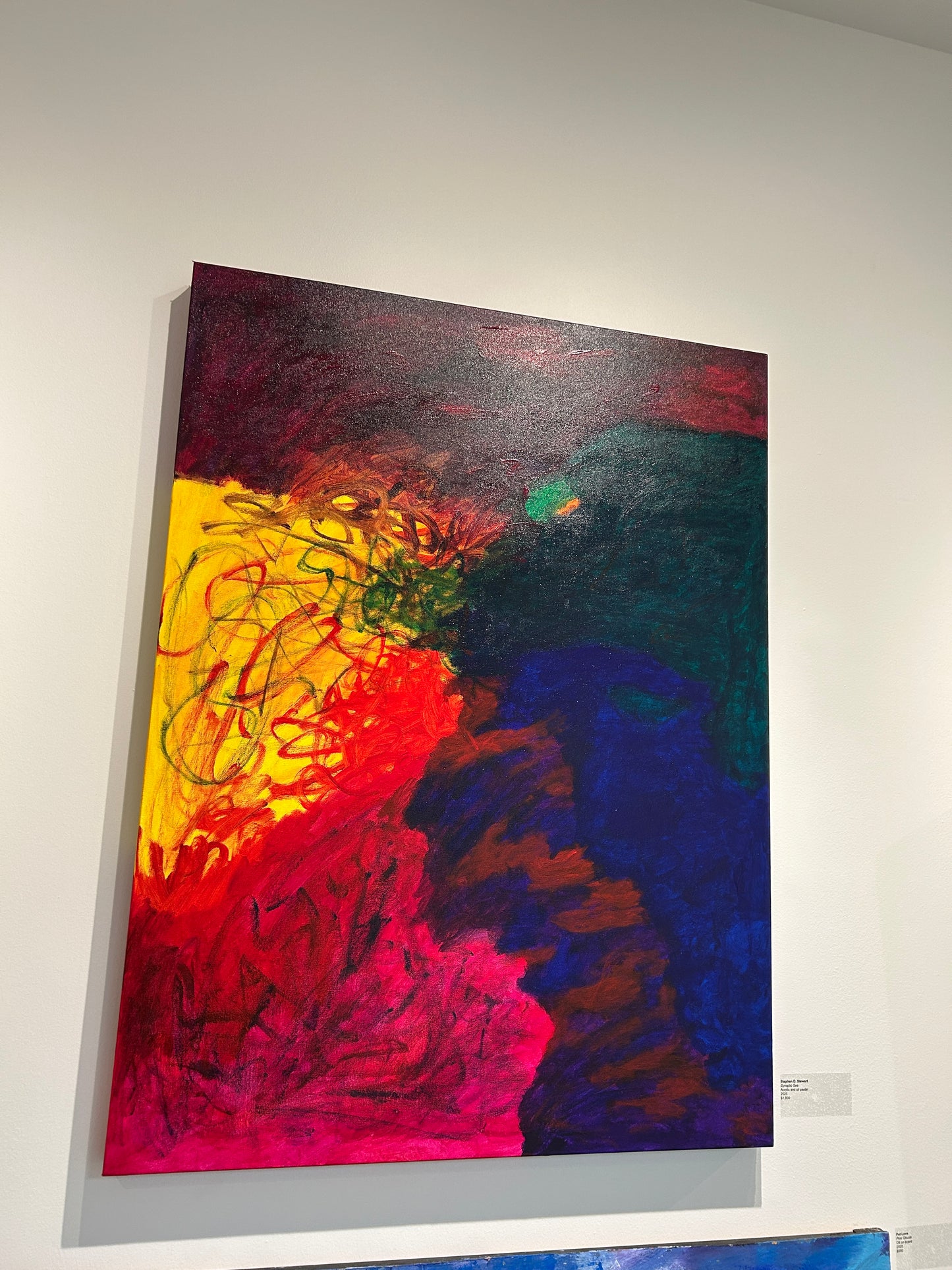 Abstract Painting |30x40| Synaptic Sea