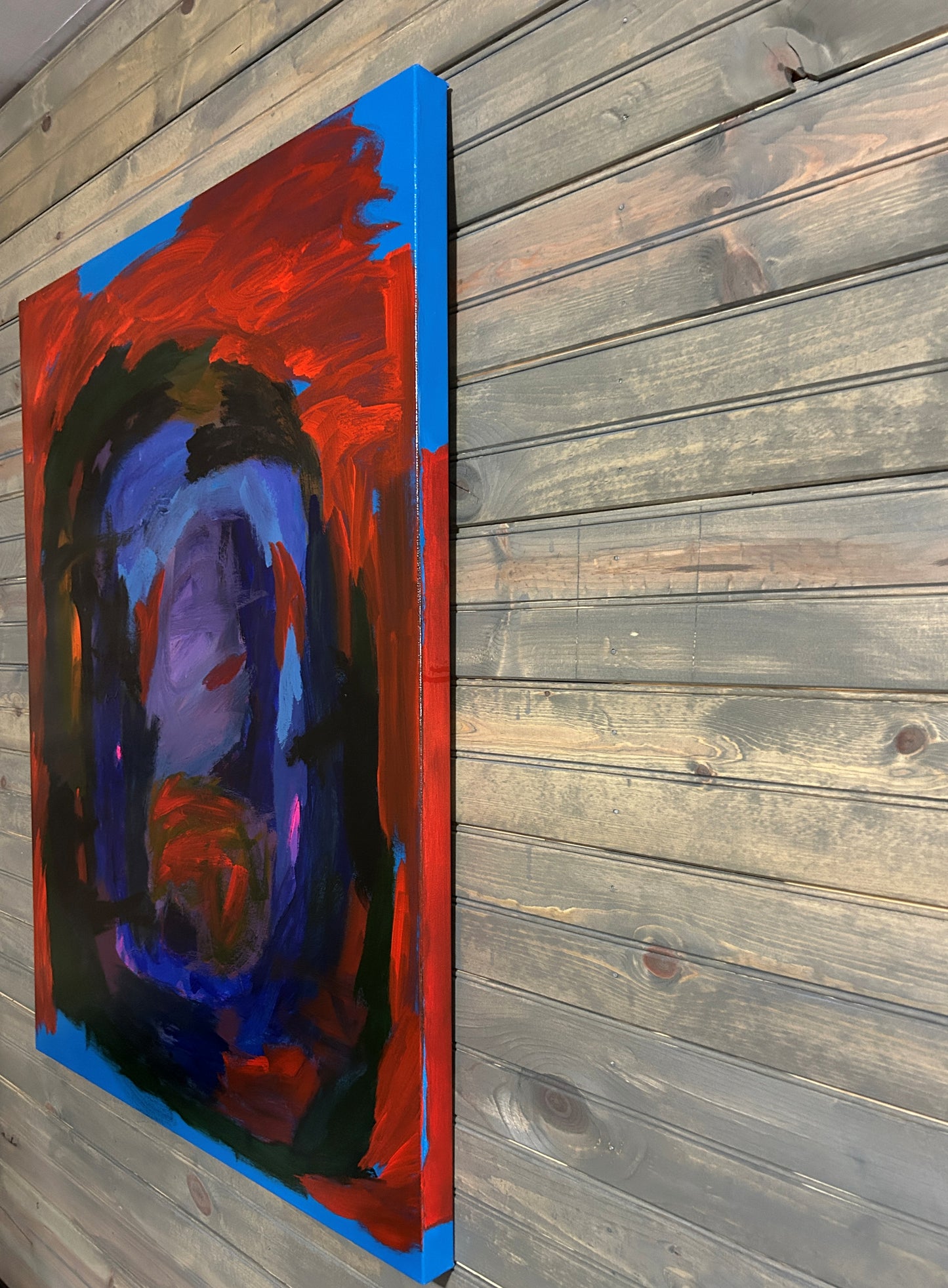 Abstract Painting |30x40| Collision of Past, Present and Future