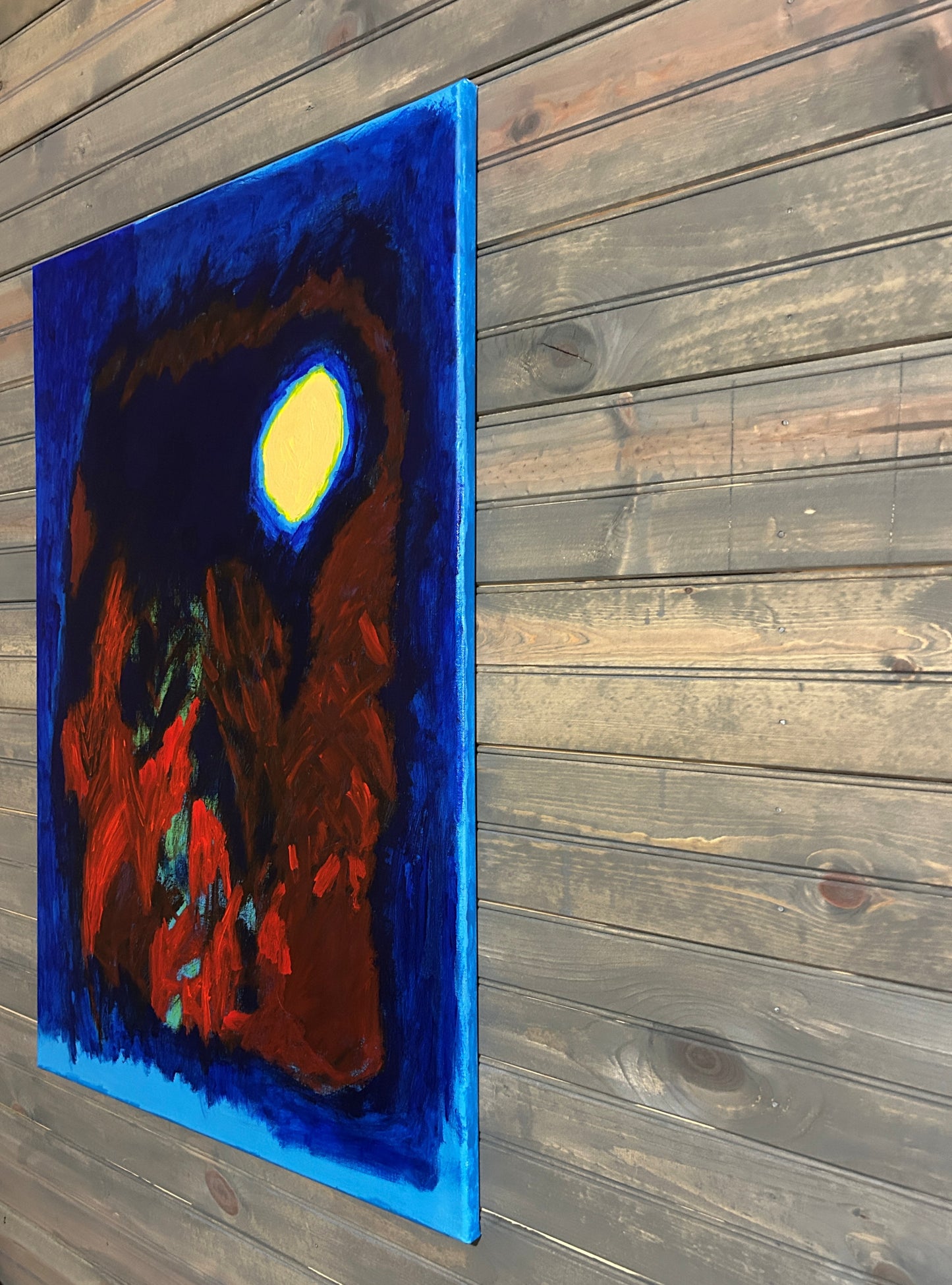 Abstract Painting |24x36| Lake Martin At The Witching Hour